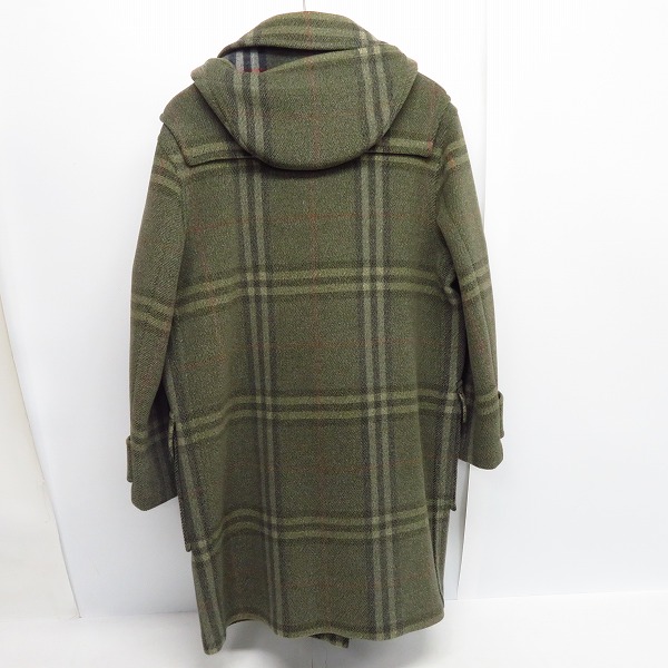 実際に弊社で買取させて頂いたBURBERRY/バーバリー ダッフルコート チェック柄/48の画像 1枚目