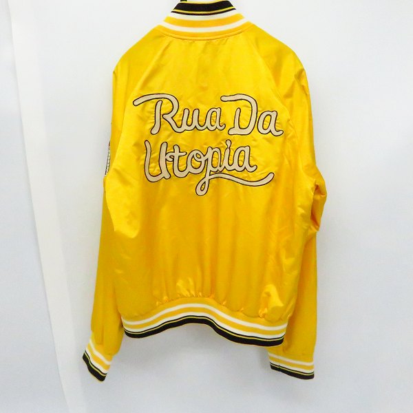 実際に弊社で買取させて頂いたDIESEL/ディーゼル Rua Da Utopia ユートピア刺繍 ナイロンジャケット Lの画像 1枚目