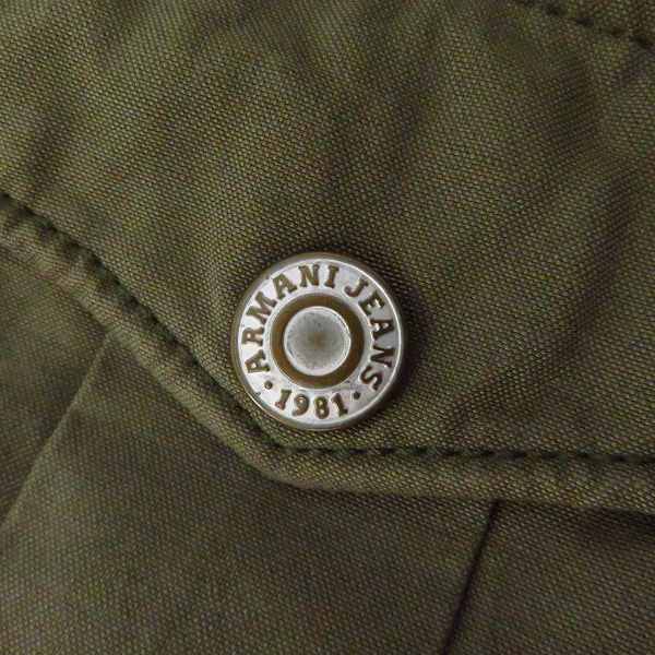 実際に弊社で買取させて頂いたARMANI JEANS/アルマーニジーンズ ミリタリージャケット/Lの画像 6枚目
