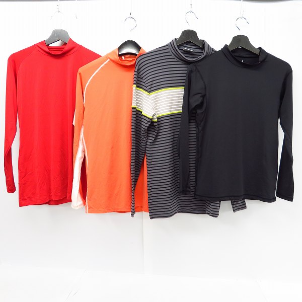 実際に弊社で買取させて頂いたアディダス/ルコックスポルティフ 等 ゴルフ ロンT/インナーウェア M-Lサイズ 7点セットの画像 1枚目