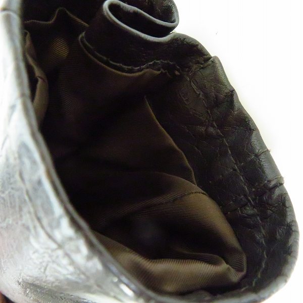 実際に弊社で買取させて頂いたEDIFICE/エディフィス カウハイド/牛革 レザージャケット 38の画像 5枚目