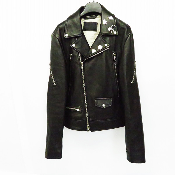 実際に弊社で買取させて頂いたDIESEL BLACK GOLD/ディーゼルブラックゴールド L-PERF ラムスキン ダブルライダース 00S0QZ/48