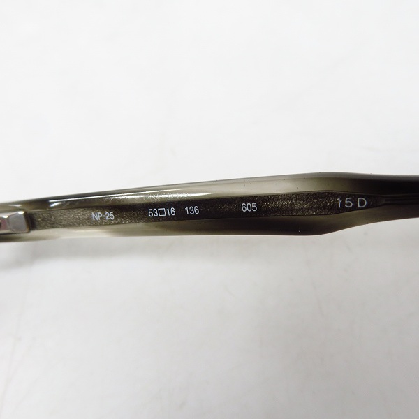 実際に弊社で買取させて頂いた999.9/フォーナインズ ネオプラスチックフレーム 眼鏡/アイウェア NP-25の画像 3枚目