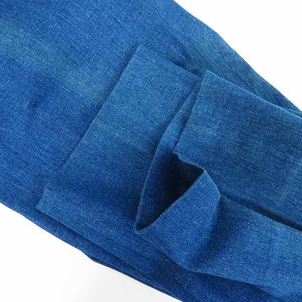 実際に弊社で買取させて頂いたBLUE BLUE/ブルーブルー STRETCH DENIM 3B JACKET/ストレッチデニムジャケット/パンツ セットアップ/3の画像 8枚目