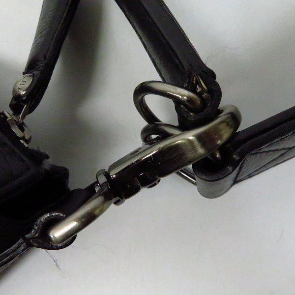 実際に弊社で買取させて頂いたBURBERRY/バーバリー ショルダーバック レザー 裏地チェックの画像 6枚目