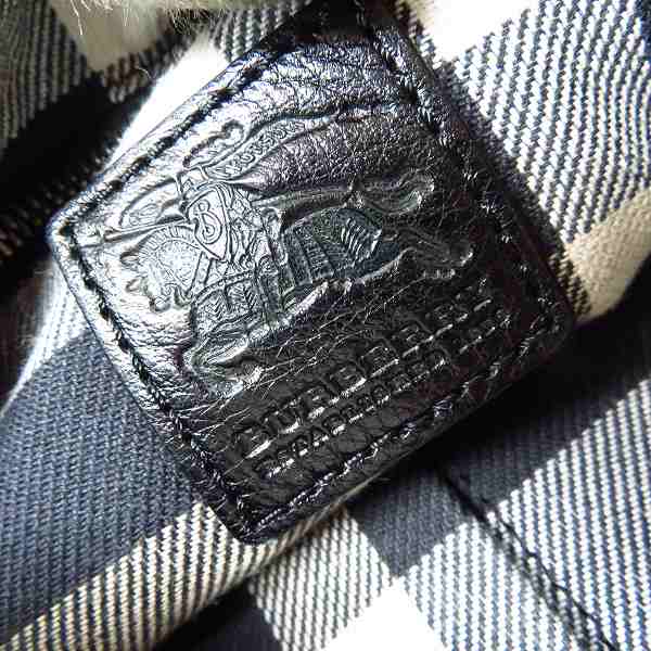 実際に弊社で買取させて頂いたBURBERRY/バーバリー オールレザー ショルダーバッグの画像 4枚目