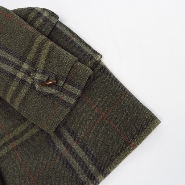 実際に弊社で買取させて頂いたBURBERRY/バーバリー ダッフルコート チェック柄/48の画像 7枚目