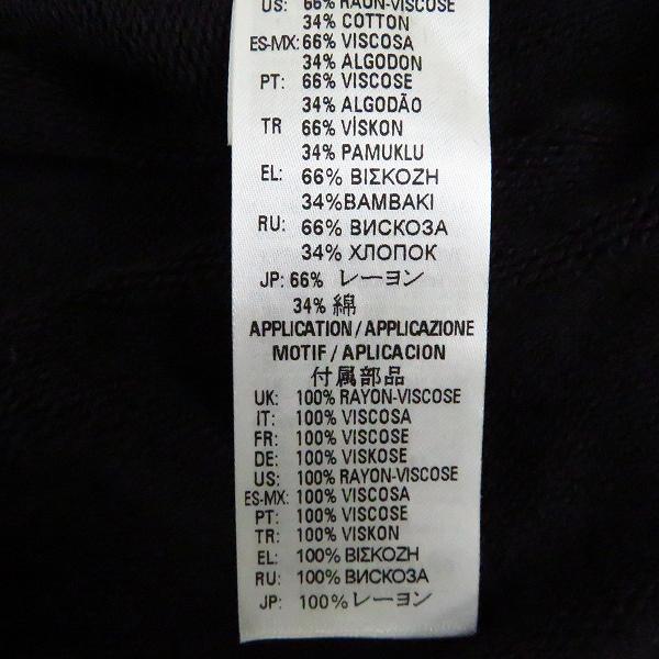 DIESEL ディーゼル bregangeles 袖スカーフ アシンメトリー カットソー ブラック系 XS DIESEL⁄ディーゼル BREGANGELES プリント 袖スカーフデザイン