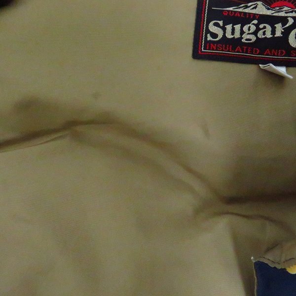 実際に弊社で買取させて頂いたSUGAR CANE/シュガーケーン ヨークレザー 切替 ダウンベスト SC12340/Sの画像 5枚目
