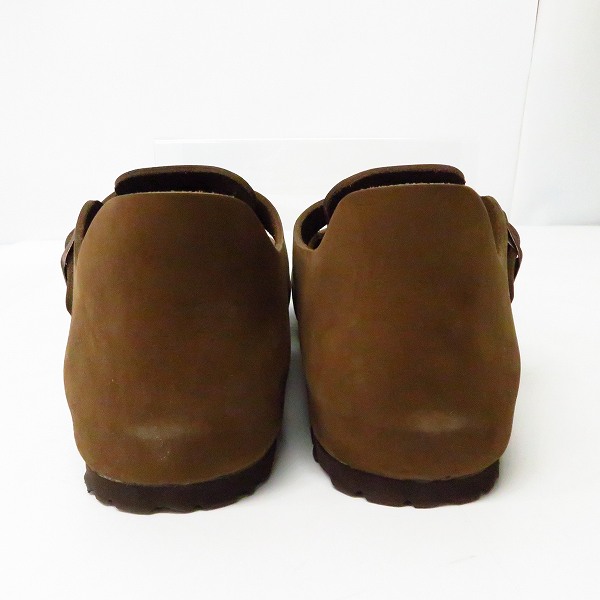 実際に弊社で買取させて頂いたBIRKENSTOCK/ビルケンシュトック Nubuk cacao レザーサンダル ブラウン/38 の画像 1枚目