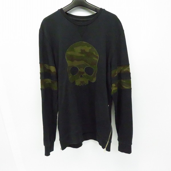 実際に弊社で買取させて頂いたHYDROGEN/ハイドロゲン カモフラ柄/迷彩 スカル スウェット/トレーナー/XL