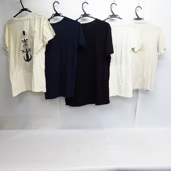 実際に弊社で買取させて頂いたFACTOTUM/ファクトタム EYES OPEN 等 ハーフスリーブ/半袖 カットソー/Tシャツ/ポロシャツ/48 5点セットの画像 1枚目