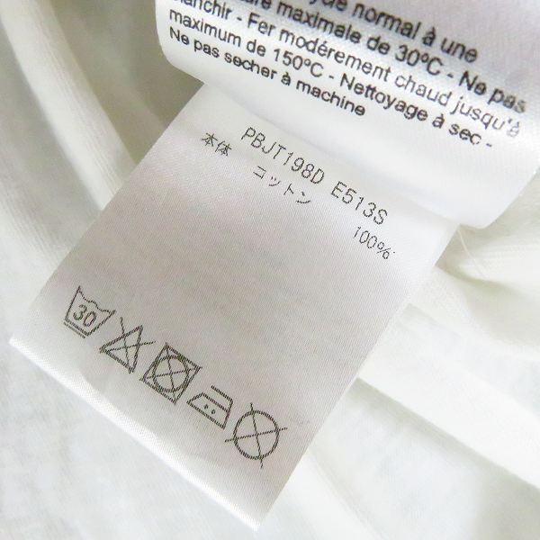 実際に弊社で買取させて頂いたNEIL Barrett/ニールバレット サンダー プリント 半袖 Tシャツ/Sの画像 4枚目