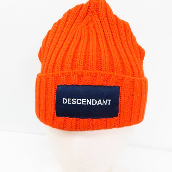 実際に弊社で買取させて頂いたDESCENDANT/ディセンダント ニット帽 オレンジ/Fの画像 1枚目