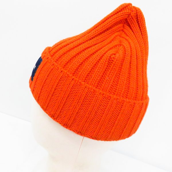 実際に弊社で買取させて頂いたDESCENDANT/ディセンダント ニット帽 オレンジ/Fの画像 2枚目