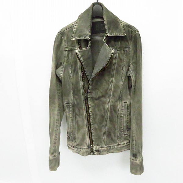 実際に弊社で買取させて頂いたL.G.B./ルグランブルー ダブルデニムライダース GR-1/M 2KB0107/1