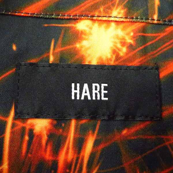 実際に弊社で買取させて頂いたHARE/ハレ 火花柄 アロハシャツ/Fの画像 2枚目