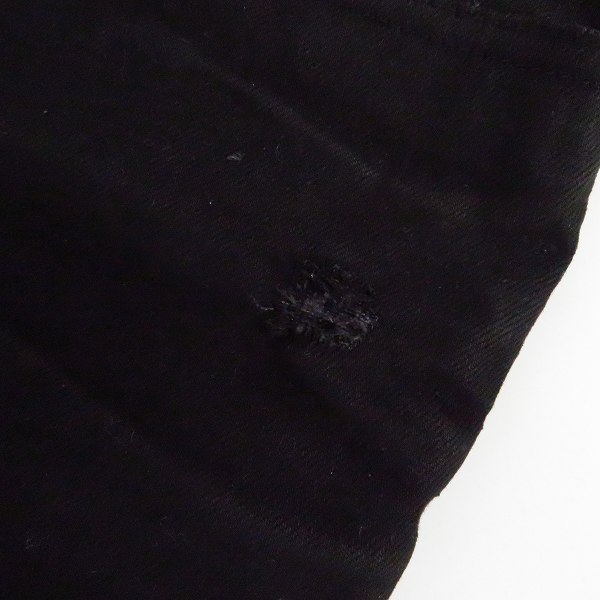 実際に弊社で買取させて頂いたDIESEL BLACK GOLD/ディーゼルブラックゴールド デニムパンツ ボーダーステッチ ダメージ加工/32の画像 6枚目