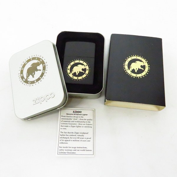 実際に弊社で買取させて頂いたZIPPO/ジッポー HUNTING WORLD/ハンティングワールド 00年製の画像 6枚目