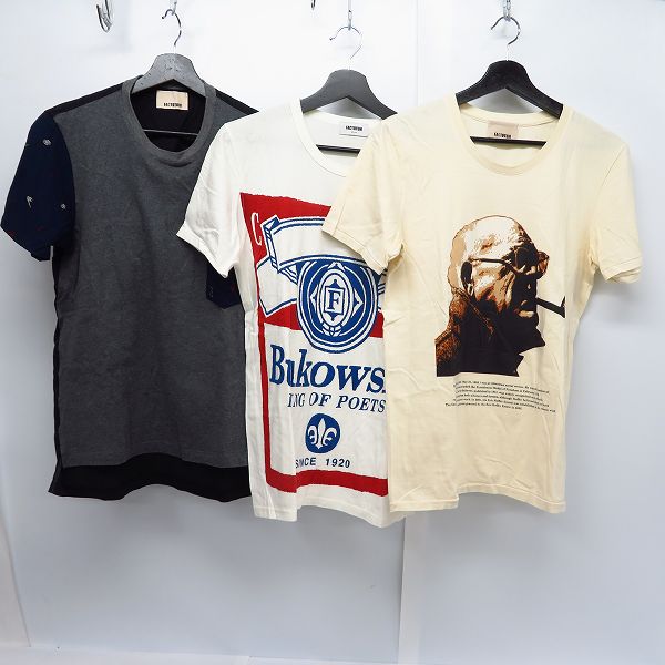 実際に弊社で買取させて頂いたFACTOTUM/ファクトタム プリントカットソー/ハーフスリーブシャツ/素材切替シャツ 6点セットの画像 2枚目