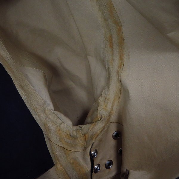 実際に弊社で買取させて頂いたMACKINTOSH/マッキントッシュ ステンカラー ゴム引きロングコート 英国製/3600の画像 4枚目
