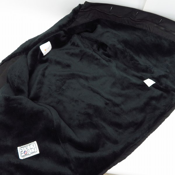 実際に弊社で買取させて頂いたGallery1950/ギャラリー1950 内ボア コットン ジャケット ブラック/MEDの画像 3枚目