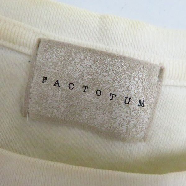 実際に弊社で買取させて頂いたFACTOTUM/ファクトタム 星条旗 プリント 等 ハーフスリーブ/半袖/7分丈 カットソー/Tシャツ 46/48 5点セットの画像 2枚目