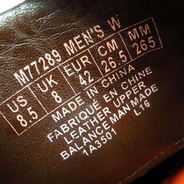 実際に弊社で買取させて頂いたROCKPORT/ロックポート レザー ビジネスシューズ M77289/26.5の画像 5枚目
