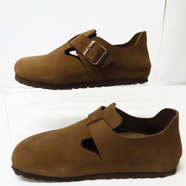 実際に弊社で買取させて頂いたBIRKENSTOCK/ビルケンシュトック Nubuk cacao レザーサンダル ブラウン/38 の画像 3枚目