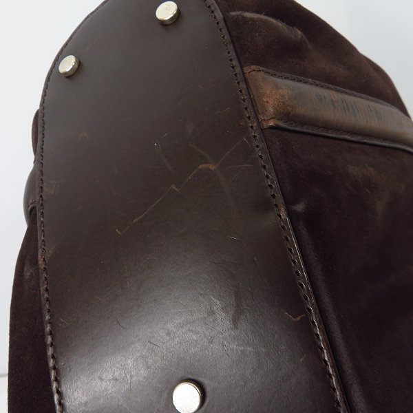 実際に弊社で買取させて頂いたHELMUT LANG/ヘルムートラング スウェード ハンドバッグ の画像 8枚目