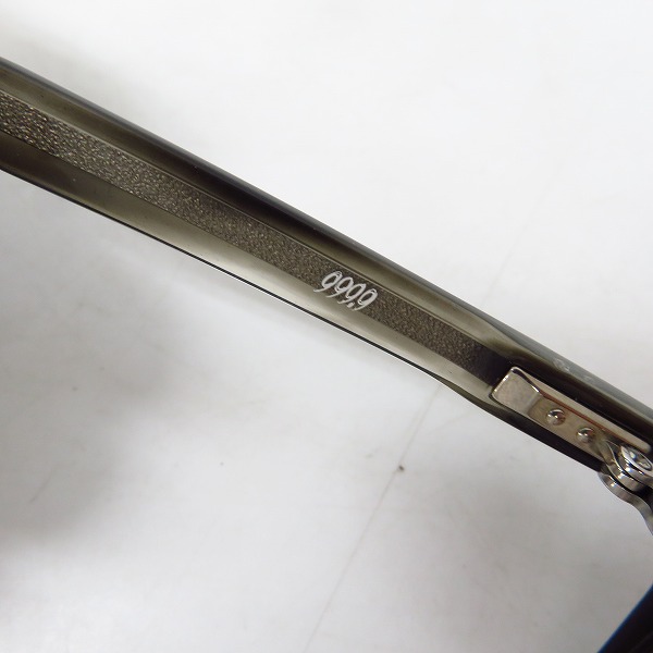 実際に弊社で買取させて頂いた999.9/フォーナインズ ネオプラスチックフレーム 眼鏡/アイウェア NP-25の画像 4枚目
