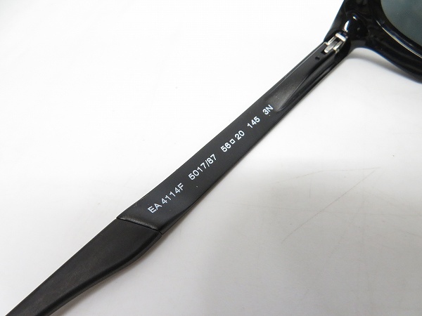 実際に弊社で買取させて頂いたEMPORIO ARMANI/エンポリオ アルマーニ サングラス/アイウェア/EA4114F 5017/87の画像 3枚目