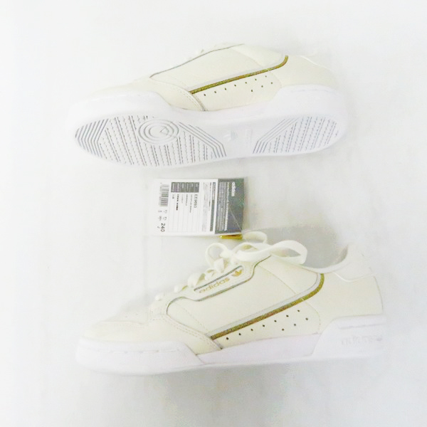 実際に弊社で買取させて頂いた【未使用】adidas/アディダス EDIFICE別注 CONTINENTAL 80/コンチネンタル 80 EE9693/24の画像 3枚目