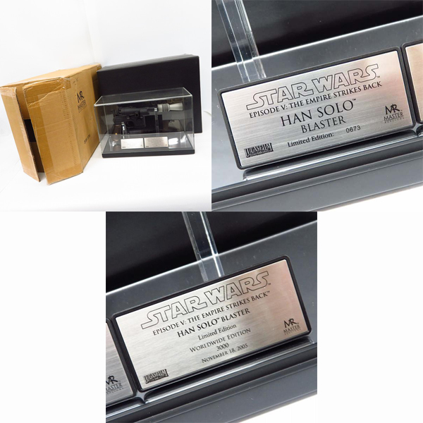 実際に弊社で買取させて頂いた【美品】MR社/マスターレプリカ社製 限定【ハン・ソロ 】ブラスター リミテッドエディション/SW-134の画像 8枚目