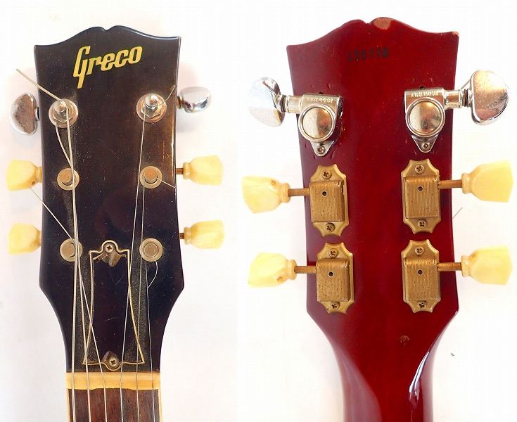 実際に弊社で買取させて頂いた★Greco/グレコ レスポール スタンダードType ソフトケース付きの画像 2枚目