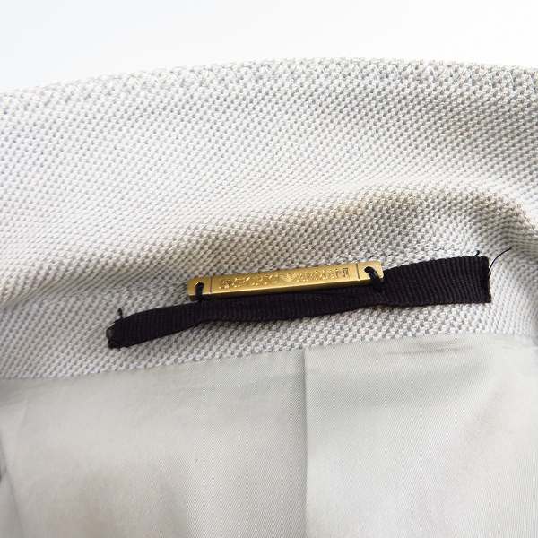 実際に弊社で買取させて頂いたEMPORIO ARMANI/エンポリオアルマーニ 2B テーラードジャケット グレー系 L1G620 L1237/50の画像 6枚目