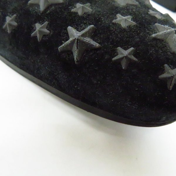 実際に弊社で買取させて頂いたJIMMY CHOO/ジミーチュウ スター スタッズ スリッポンシューズ/43の画像 7枚目