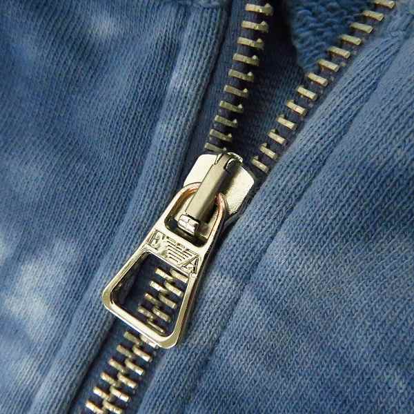 実際に弊社で買取させて頂いたEMPORIO ARMANI/エンポリオアルマーニ タイダイ染 ジップアップパーカー/XLの画像 5枚目