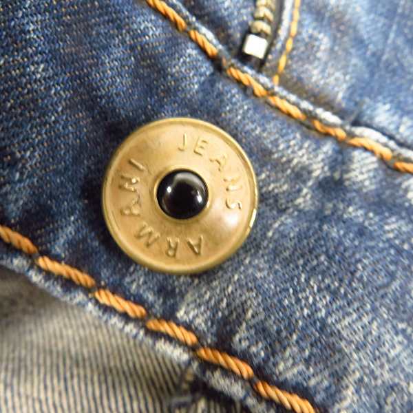 実際に弊社で買取させて頂いたARMANI JEANS/アルマーニジーンズ ウォッシュ加工 デニムパンツ/33の画像 7枚目
