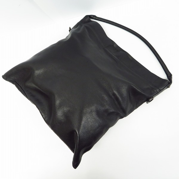 実際に弊社で買取させて頂いたHELMUT LANG/ヘルムートラング レザー ショルダーバッグの画像 1枚目