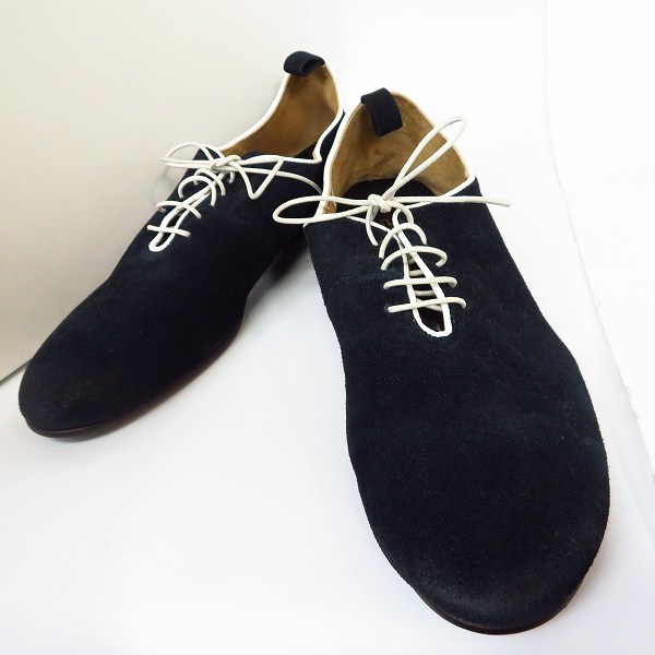 実際に弊社で買取させて頂いたUNLINE by alfredoBANNISTER/アンライン バイ アルフレッドバニスター スエードレザー ホールカットシューズ/43