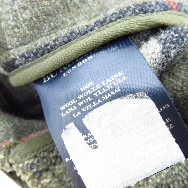 実際に弊社で買取させて頂いたBURBERRY/バーバリー ダッフルコート チェック柄/48の画像 3枚目