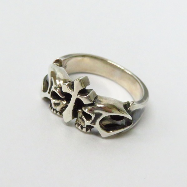 実際に弊社で買取させて頂いたDEAL DESIGN/ディールデザイン クラウン スカル リング 15号