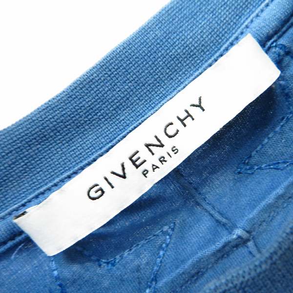 実際に弊社で買取させて頂いたGIVENCHY/ジバンシィ スターワッペン 半袖 Tシャツ 17F 7200 651/Mの画像 2枚目