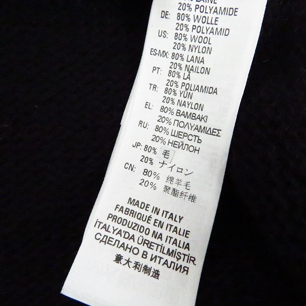 実際に弊社で買取させて頂いたDIESEL BLACK GOLD/ディーゼル ブラック ゴールド エンブロイダリー プルオーバーニット KLATO 00S58Q BGRCQ/Sの画像 3枚目