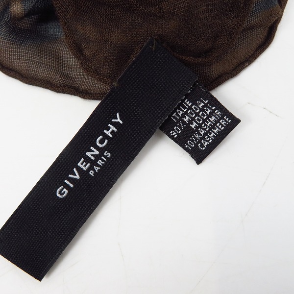 実際に弊社で買取させて頂いたGIVENCHY/ジバンシー ロットワイラー カシミヤ混 スカーフ/大判ストールの画像 1枚目