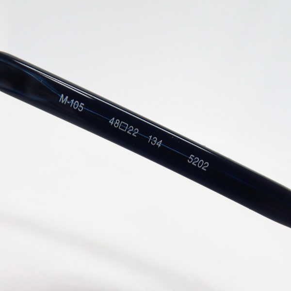実際に弊社で買取させて頂いた999.9/フォーナインズ ミックス メガネフレーム/アイウェア/M-105の画像 4枚目