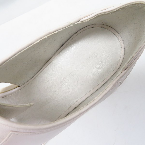 実際に弊社で買取させて頂いたGIORGIO ARMANI/ジョルジオアルマーニ  17AW レザーシューズ風サンダル X1C154/36の画像 4枚目