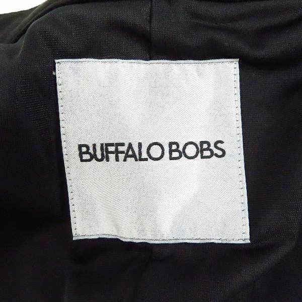 実際に弊社で買取させて頂いたBUFFALO BOBS/バッファローボブス PRINT/スプリント シングル ライダース ジャケット HVB6501/1~2の画像 2枚目