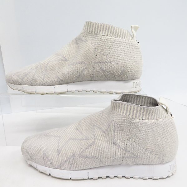 実際に弊社で買取させて頂いたJIMMY CHOO/ジミーチュウ NORWAY/M KNIT ニットスニーカー/41の画像 3枚目
